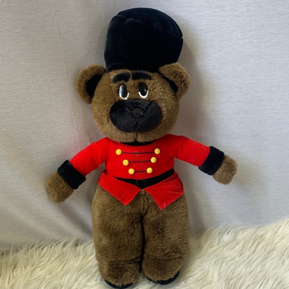 🟣2/$25 Vintage A.A. Plush Guardsman Teddy Bear
